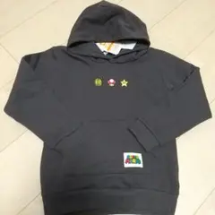 スーパーマリオ パーカー 裏起毛トレーナー 長袖トップス 130 新品