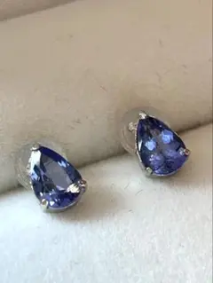 GSTV Pt タンザナイト ピアス 2.00ct - メルカリ