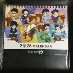 鬼滅の刃 銀だこ コラボ カレンダー 2026 冨岡義勇 胡蝶しのぶ