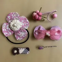 キッズ ヘアゴム セット