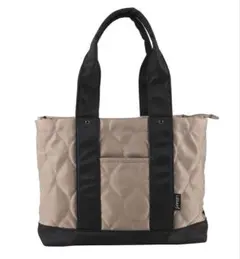 LIZDAYS キルティング　トートバッグ　撥水加工　仕切り有り　新生活