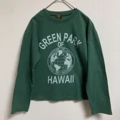 ライフサポートプロダクツ　ヴィンテージプリントロンT グリーン