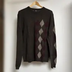 COMME CA ISMメンズニット アーガイル柄