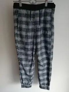 ZARA チェック柄 ジョガーパンツ Sサイズ 男女兼用