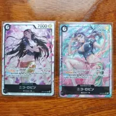 師弟の絆ワンピースカード　ニコ・ロビン パラレルSR＆SR2枚セット