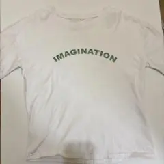 ノーブランド　Tシャツ　白