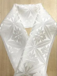 地紋半衿　七宝柄　正絹