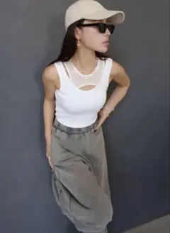 新品タグ付き】glamb グラム メッシュ レイヤード タンクトップ - メルカリ