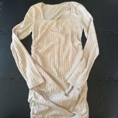 SHEIN ベージュ ニットワンピース M