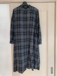 UNIQLO ユニクロ　フランネルシャツワンピース　M