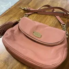 MICHAEL KORS ピンクレザーショルダーバッグ