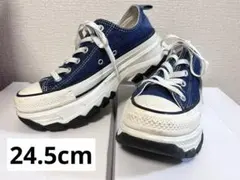 CONVERSE 厚底スニーカー デニム