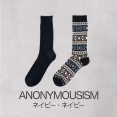 ANONYMOUSISM アノニマスイズム CTYクルー 靴下 日本製
