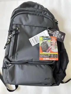 未使用 タグ付き 大容量 防災リュック ブラック