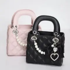 キルティング ハンドバッグ