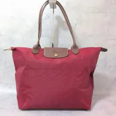 ロンシャン LONGCHAMP プリアージュＬ トートバッグ 赤 A4