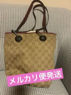 GUCCI GGパターン トートバッグ ブラウン/ピンク - メルカリ