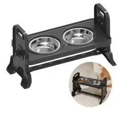 犬 食器台 猫犬 ご飯皿 フードボウル 犬 猫 水飲み皿 3段階調節 ごはん皿台