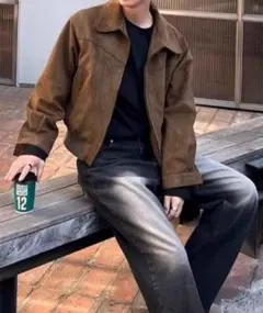 スウェードジャケット ブルゾン