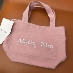 【Matin Kim】マーティンキムミニトートバッグ キャンバス
