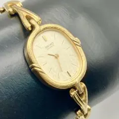 稼働品　SEIKO 腕時計 ブレスレット レディース　ゴールド　クォーツ