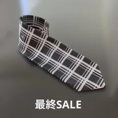Vivienne Westwood シルクネクタイ 黒白チェック