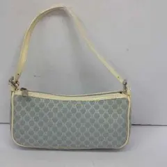 SALE♡ セリーヌ 水色×白 アクセサリー ポーチ M1012k