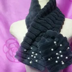 ちょっと肌寒い時に「エコファー」マフラー
