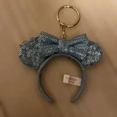 ミニーマウス風水色カチューシャ