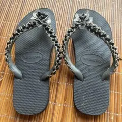 Havaianas ビーズ装飾 ビーチサンダル 37-38のサムネイル