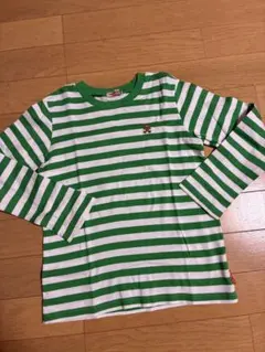 ミキハウス　130cm 長袖Tシャツ　ロンT ボーダー　キッズ　トップス　キッズ
