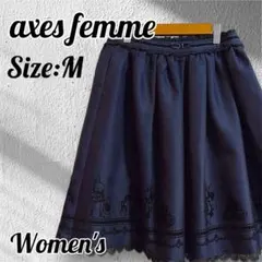 極美品 axes femme ラビットフロッキースカート　Mサイズ