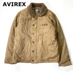 極美品　AVIREX アヴィレックス N-1 デッキジャケットN1 U.S.N 楽天市場】AVIREX アビレックス N-1 デッキジャケット プレーン (783