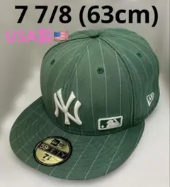 NEWERA ニューヨーク・ヤンキース 7 7/8 63cm USA製✨️