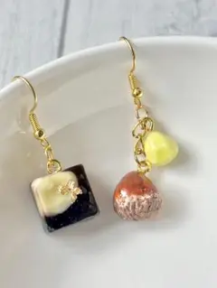 栗羊羹 栗 ピアス