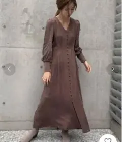 ウエストシャーリングワンピース