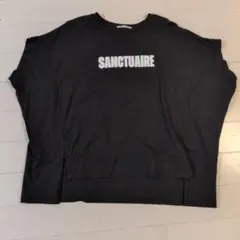 le colis SANCTUAIRE ロゴ Tシャツ ブラックのサムネイル