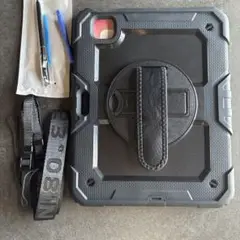 iPad用耐衝撃多機能ケース ブラック