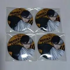 WIND BREAKER展 ウィンブレ展 桜遥 グリッター缶バッジ 4点