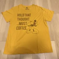 t*〜様 Disney ミッキーマウス 公式　Tシャツ 2XL イエロー