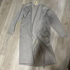 TOMORROWLAND ラメ入りロングカーディガン ゴールド S