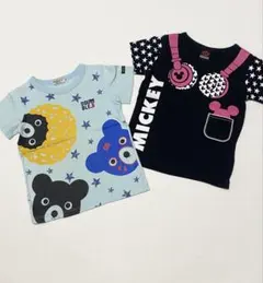 Tシャツ 100cm ダブルビー BABYDOLL 2点セット