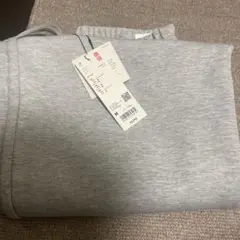 ユニクロC スウェットワイドパンツ丈長めM グレー 新品未開封