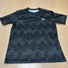 Reebok Tシャツ ブラック 総柄 速乾素材のサムネイル