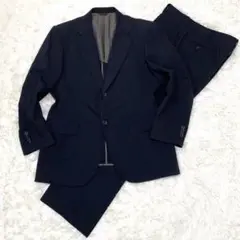 ✨美品 HARVEST LUXURY メンズスーツ AB5 ネイビー ビジネス