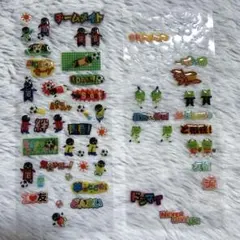 【当時物】 平成レトロ 平成シール サッカーシール 野球シール