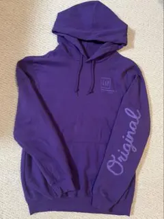 GAP パーカー フーディー 紫 ロゴプリント 1969 レディース メンズ