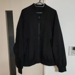 ブラック MA-1 フライトジャケット