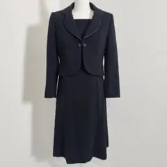 6854. 【極美品】東京イギン ブラックフォーマル ワンピース 2点セット