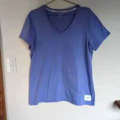 Calvin Klein 薄紫 Vネック 半袖Tシャツ　L
